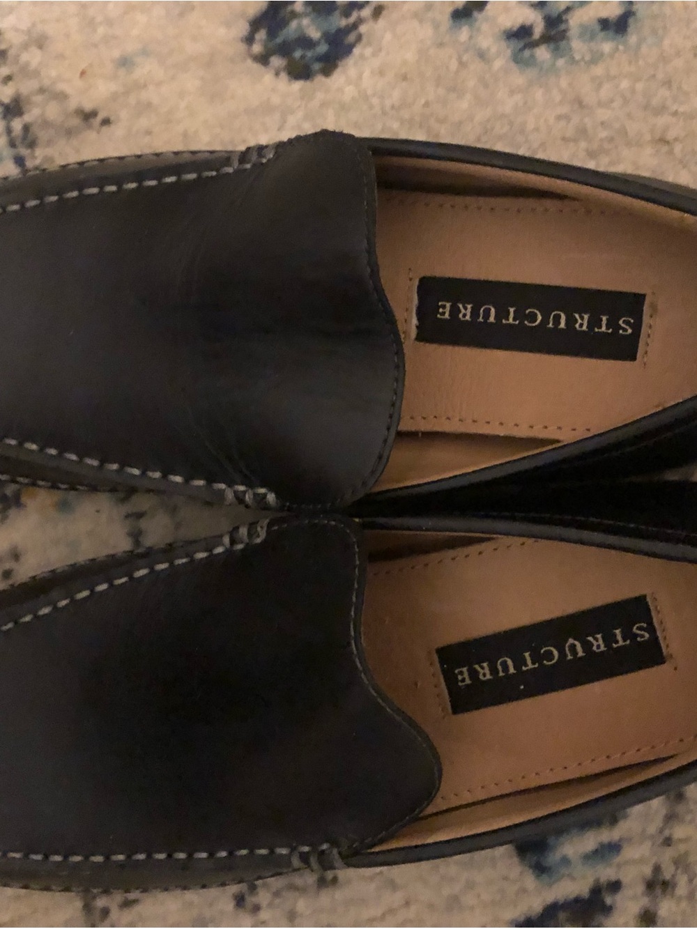 New Women’s Structure Black Slip-On Loafers Size 8